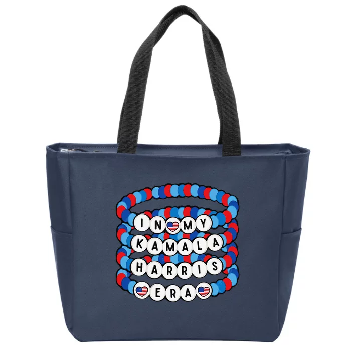 In My Kamala Harris Era Harris Democrat Harris 2024 Bracelet Zip Tote Bag