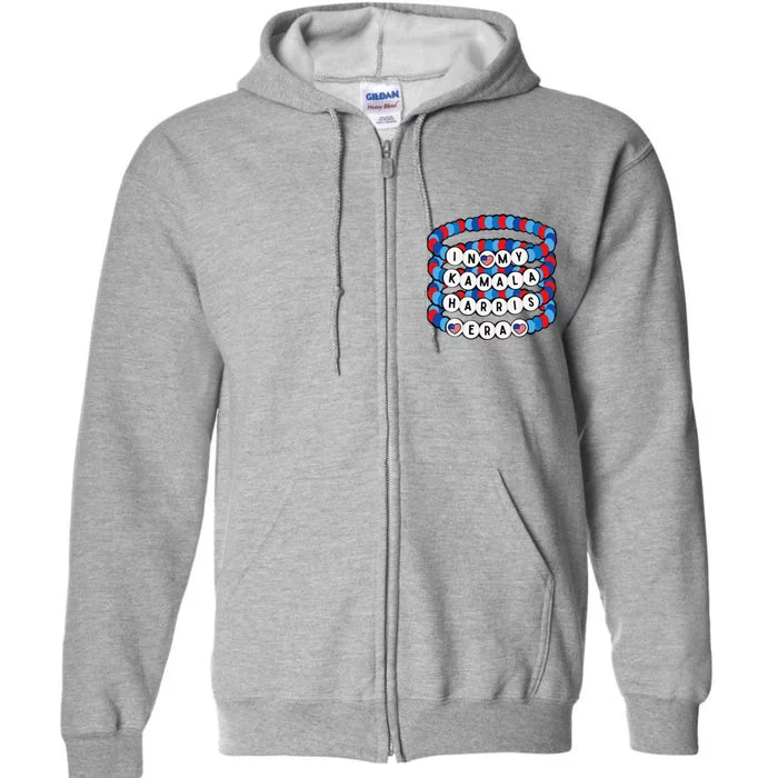 In My Kamala Harris Era Harris Democrat Harris 2024 Bracelet Full Zip Hoodie