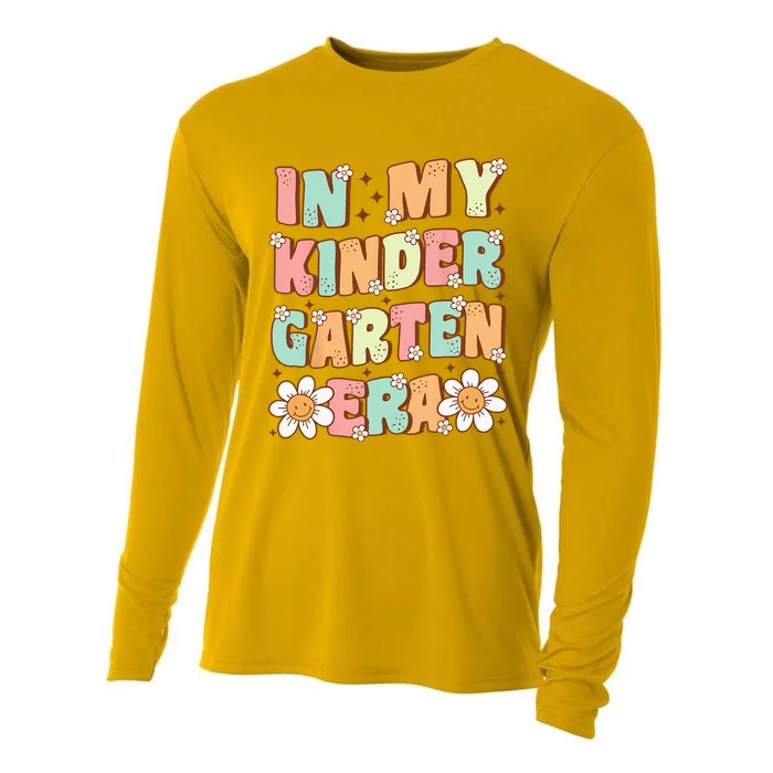 In My Kindergarten Era Groovy Kindergarten Back To SchooL Cooling Performance Long Sleeve Crew