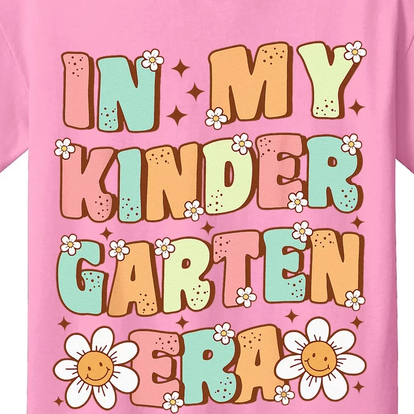 In My Kindergarten Era Groovy Kindergarten Back To SchooL Kids T-Shirt