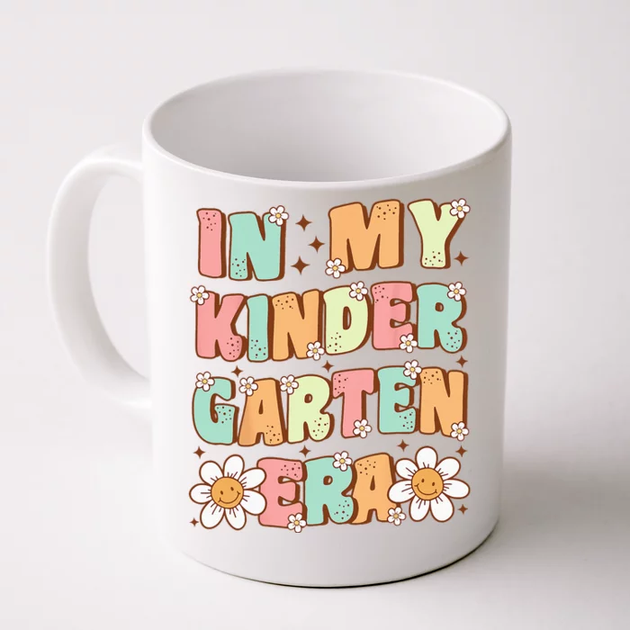 In My Kindergarten Era Groovy Kindergarten Back To SchooL Front & Back Coffee Mug