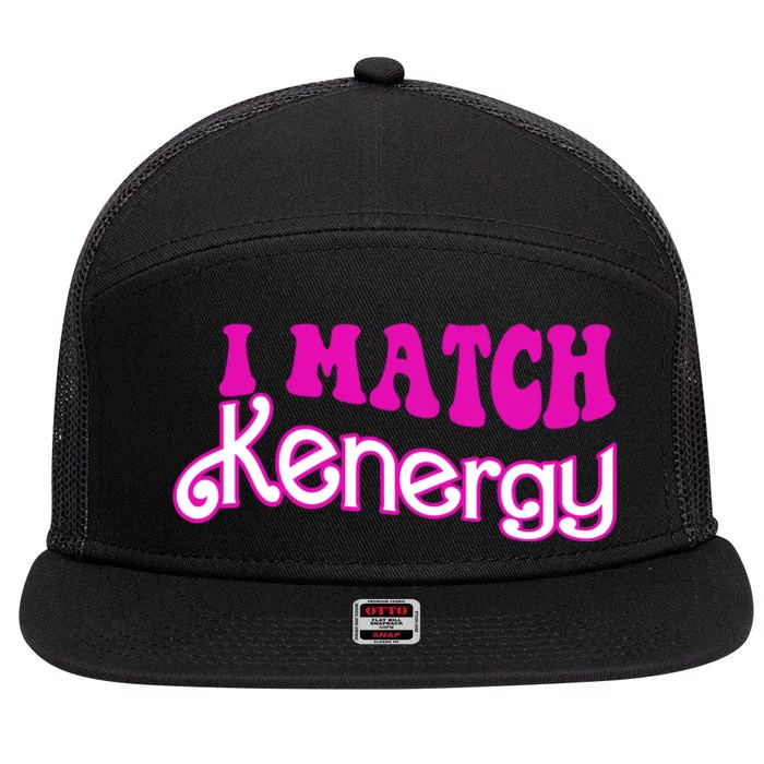 I Match Kenergy 7 Panel Mesh Trucker Snapback Hat