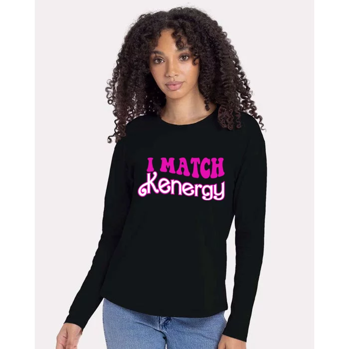 I Match Kenergy Womens Cotton Relaxed Long Sleeve T-Shirt