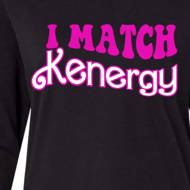 I Match Kenergy Womens Cotton Relaxed Long Sleeve T-Shirt