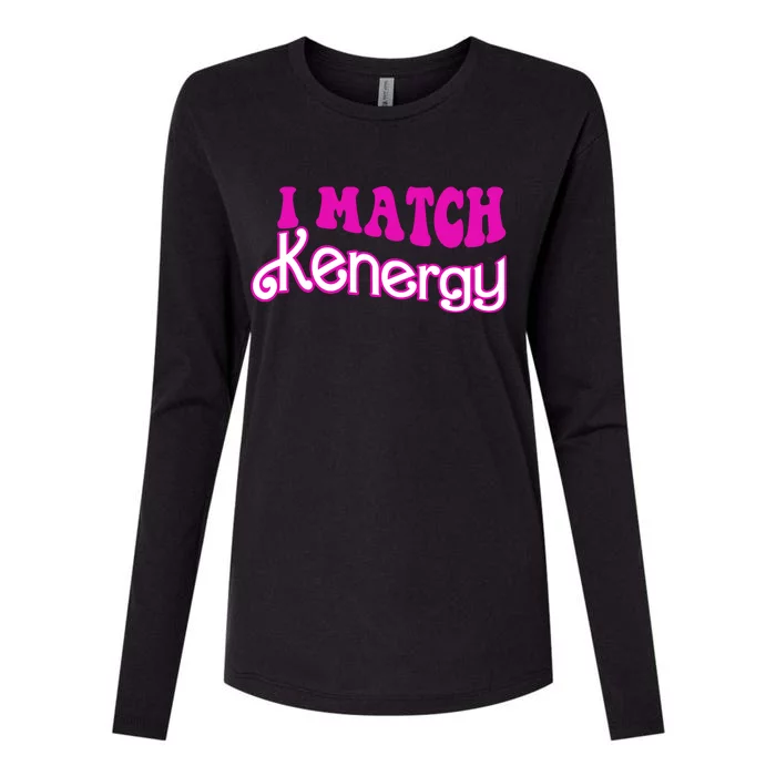 I Match Kenergy Womens Cotton Relaxed Long Sleeve T-Shirt