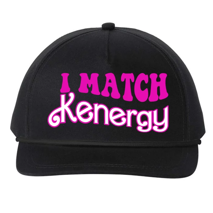 I Match Kenergy Snapback Five-Panel Rope Hat