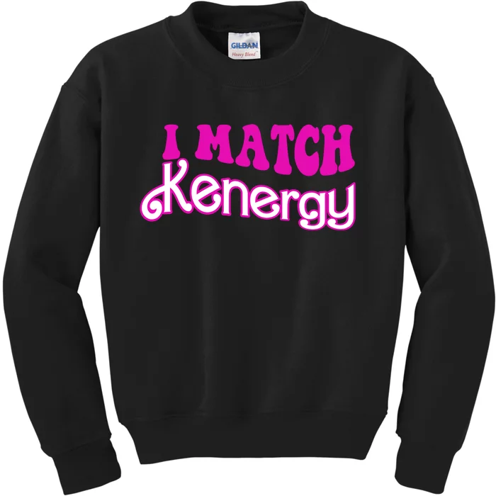 I Match Kenergy Kids Sweatshirt