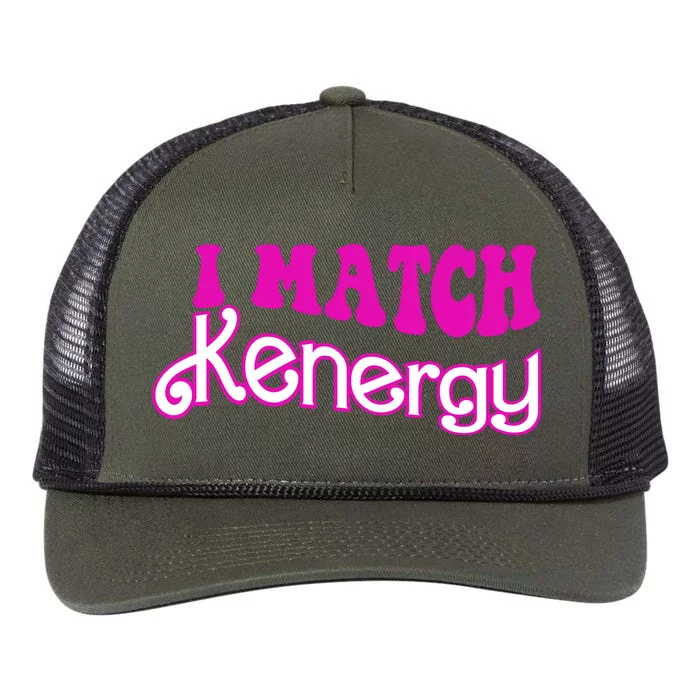 I Match Kenergy Retro Rope Trucker Hat Cap