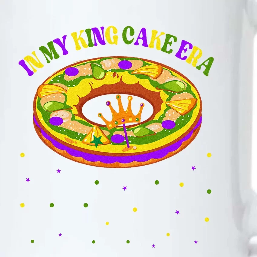 In My King Cake Era Festival Parade Mardi Gras King Cake Era Black Color Changing Mug