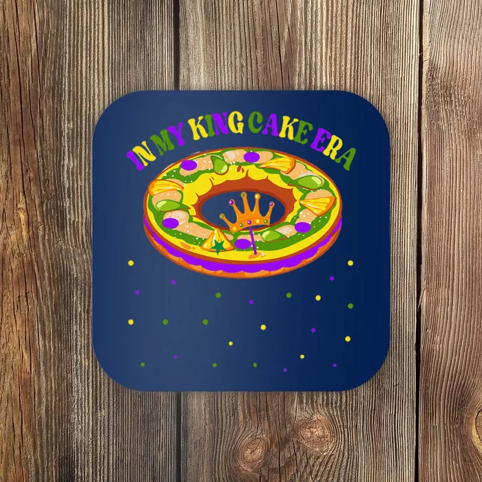 In My King Cake Era Festival Parade Mardi Gras King Cake Era Coaster