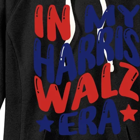 In My Kamala Era Groovy Harris For Madam President 2024 Women's Fleece Hoodie