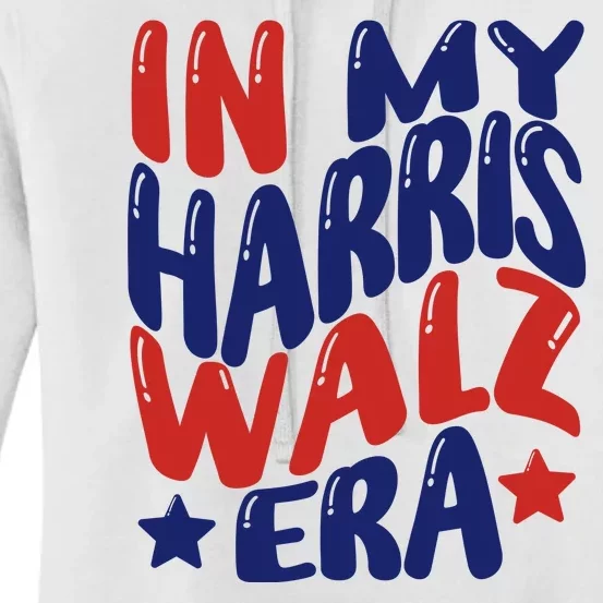 In My Kamala Era Groovy Harris For Madam President 2024 Women's Pullover Hoodie