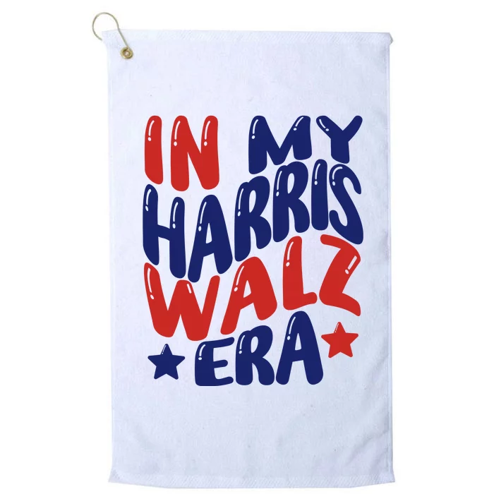 In My Kamala Era Groovy Harris For Madam President 2024 Platinum Collection Golf Towel