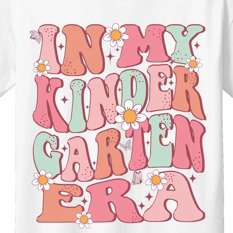 In My Kindergarten Era Girl Cute Back To School Kindergarten Kids T-Shirt