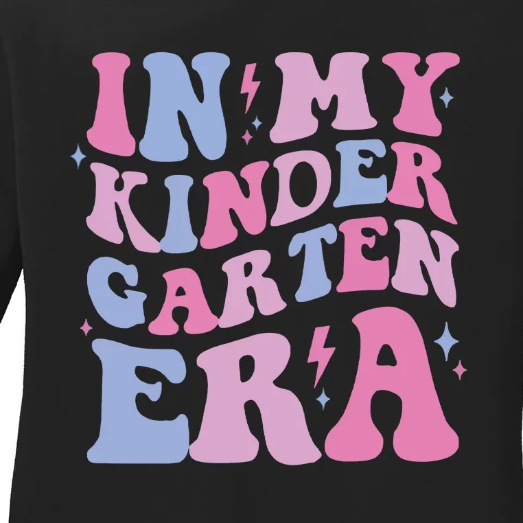 In My Kindergarten Era Retro Kindergartener Ladies Long Sleeve Shirt