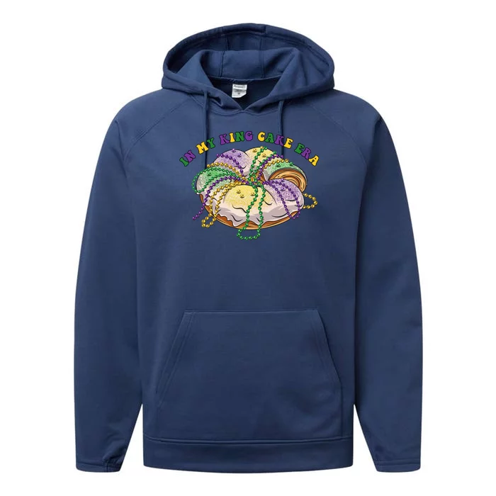 In My King Cake Era Mardi Gras Performance Fleece Hoodie