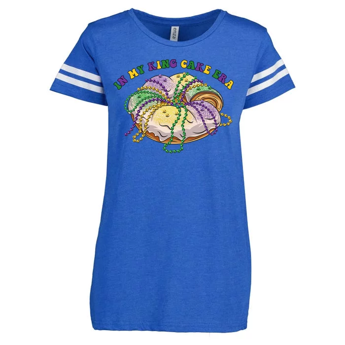 In My King Cake Era Mardi Gras Enza Ladies Jersey Football T-Shirt