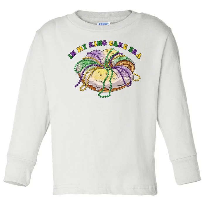 In My King Cake Era Mardi Gras Toddler Long Sleeve Shirt