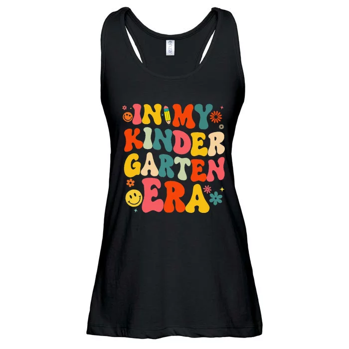 In My Kindergarten Era Retro Back To School Teacher Student Gift Ladies Essential Flowy Tank