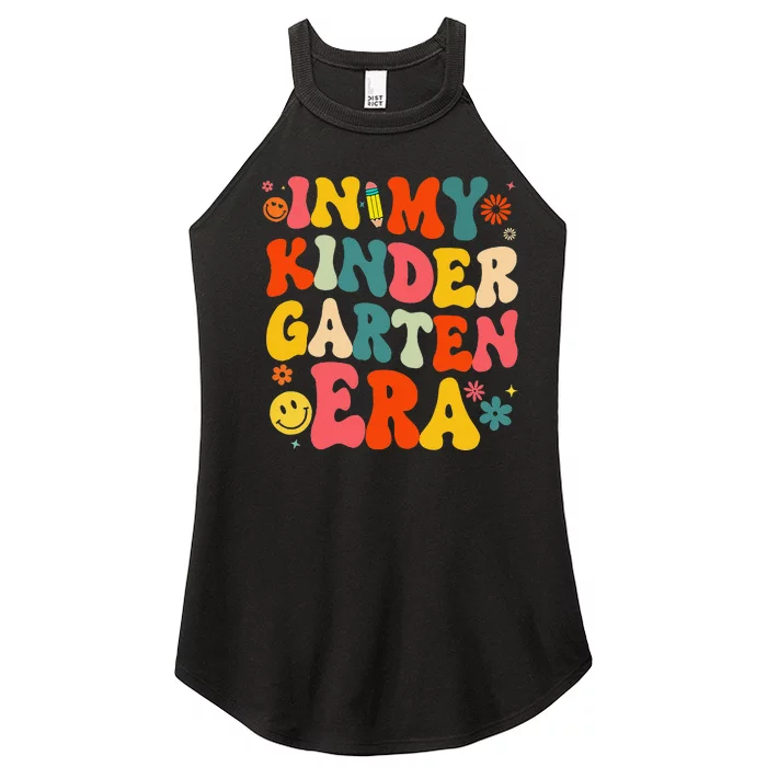 In My Kindergarten Era Retro Back To School Teacher Student Gift Women’s Perfect Tri Rocker Tank