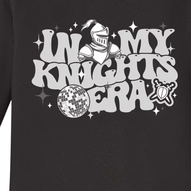 In My Knights Era Back To School Mascot Spirit Game Squad Baby Long Sleeve Bodysuit