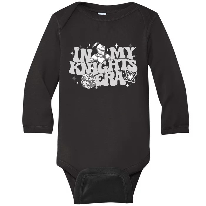 In My Knights Era Back To School Mascot Spirit Game Squad Baby Long Sleeve Bodysuit