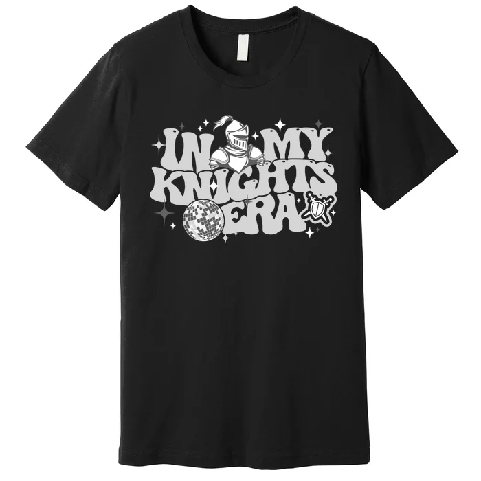 In My Knights Era Back To School Mascot Spirit Game Squad Premium T-Shirt