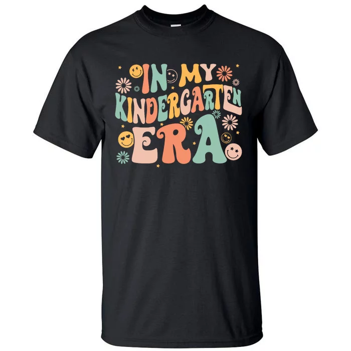 In My Kindergarten Era Retro Back To School Teacher Student Tall T-Shirt