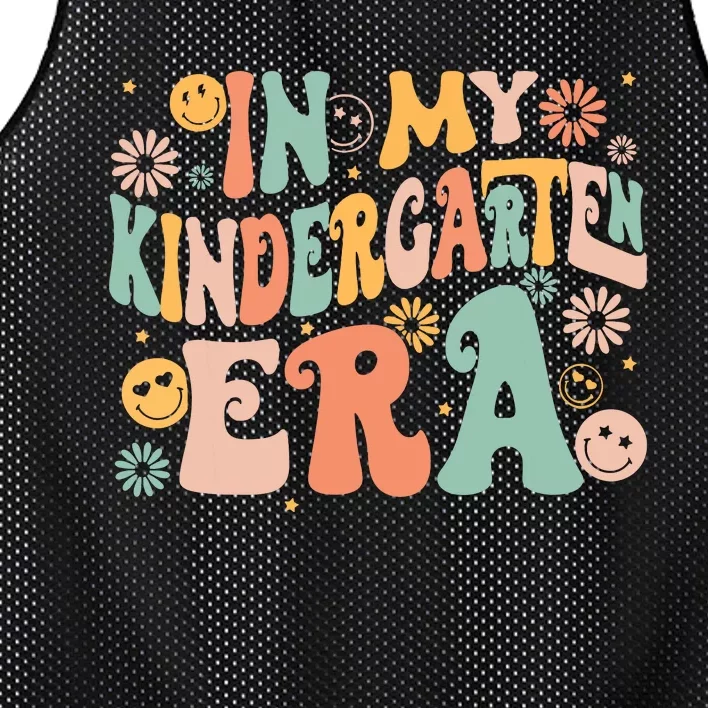 In My Kindergarten Era Retro Back To School Teacher Student Mesh Reversible Basketball Jersey Tank