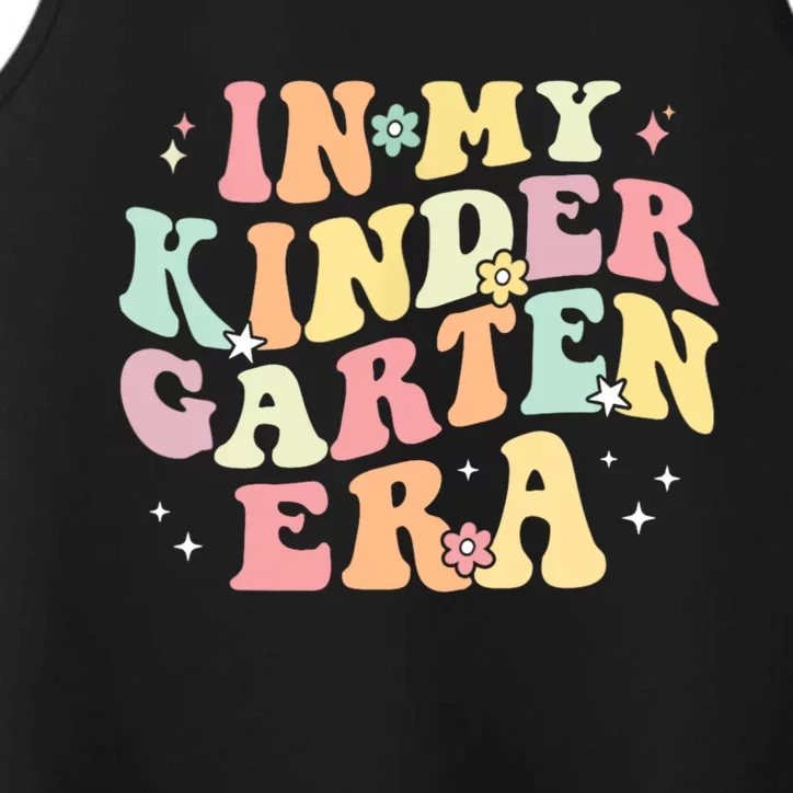 In My Kindergarten Era Retro Back To School Teacher Student Performance Tank