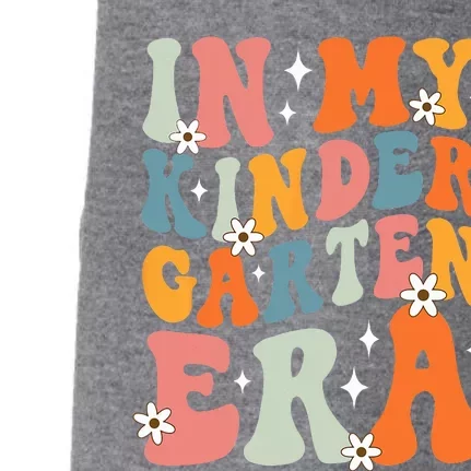 In My Kindergarten Era Groovy Back To School Kinder Teacher Doggie 3-End Fleece Hoodie