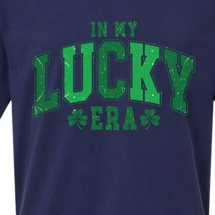 In My Lucky Era St. Patricks Day Irish Sueded Cloud Jersey T-Shirt