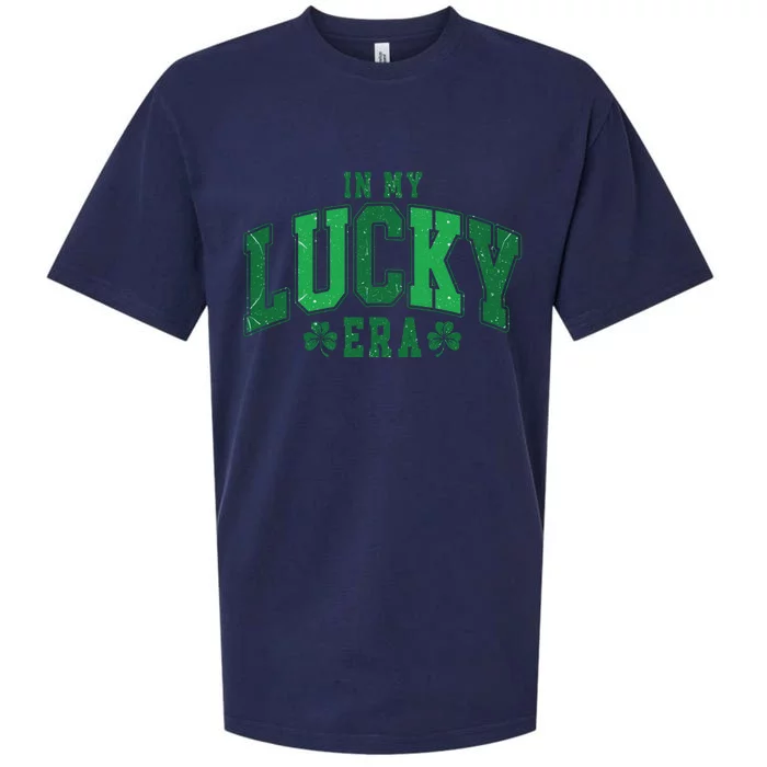 In My Lucky Era St. Patricks Day Irish Sueded Cloud Jersey T-Shirt