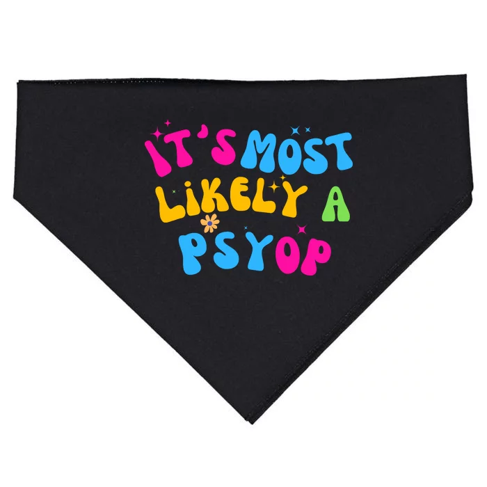 It’S Most Likely A Psyop For Your Friends And Family USA-Made Doggie Bandana