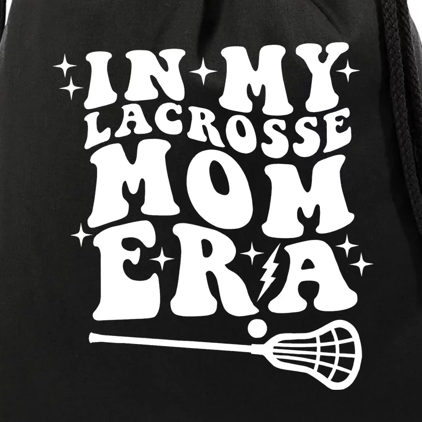 In My Lacrosse Mom Era Drawstring Bag