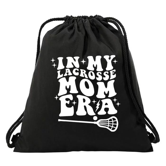 In My Lacrosse Mom Era Drawstring Bag