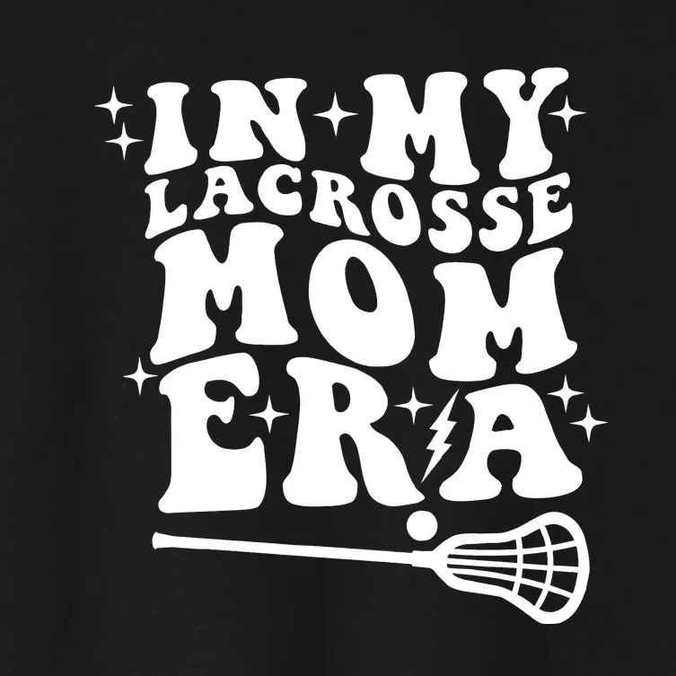 In My Lacrosse Mom Era Women's Crop Top Tee