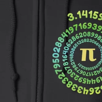 Infinity Math Lover Nerd Geek happy Pi Day Full Zip Hoodie