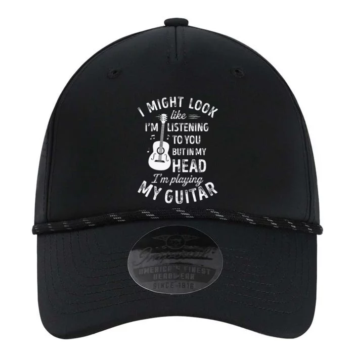 I Might Look Like IM Listening To You Funny Guitar Music Performance The Dyno Cap