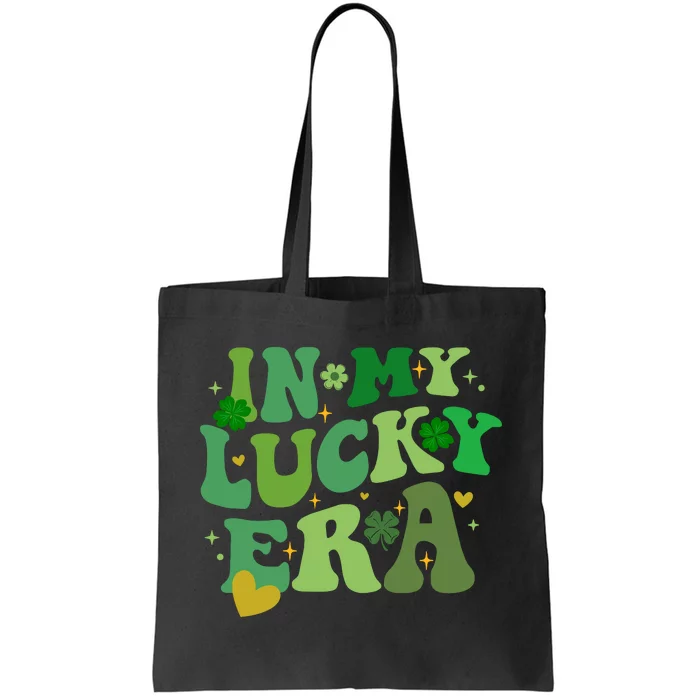 In My Lucky Era St Patricks Day Shamrock Tote Bag