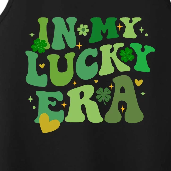 In My Lucky Era St Patricks Day Shamrock Performance Tank