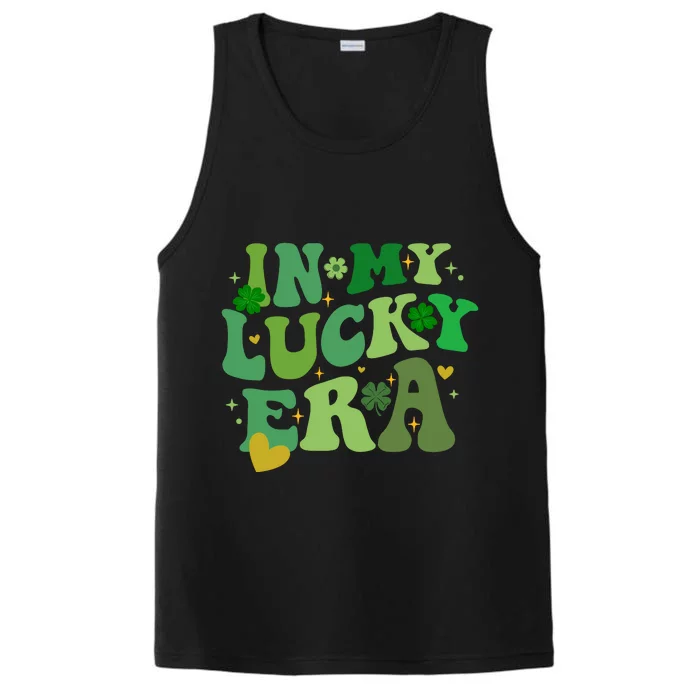 In My Lucky Era St Patricks Day Shamrock Performance Tank