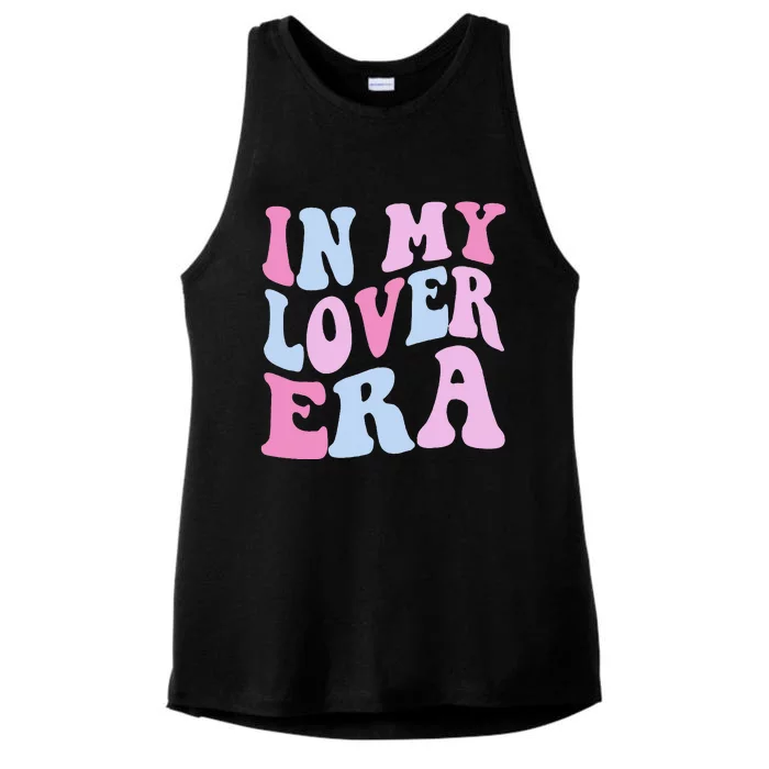 In My Lover Era Groovy Vintage Ladies Tri-Blend Wicking Tank