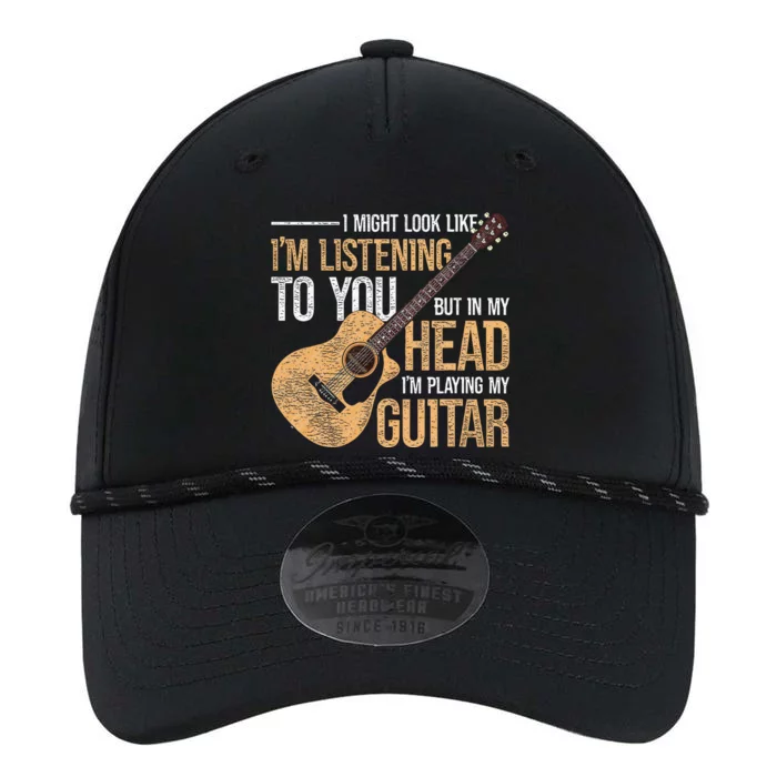 I Might Look Like Im Listening To You Funny Guitarist Guitar Performance The Dyno Cap