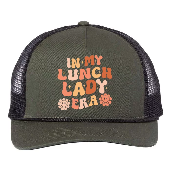 In My Lunch Lady Era For Lunch Lady Retro Rope Trucker Hat Cap