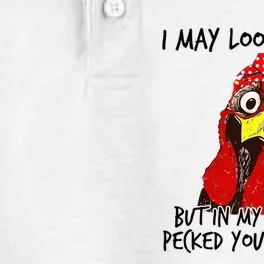 I May Look Calm But In My Head I Pecked You 3 Times. Dry Zone Grid Performance Polo