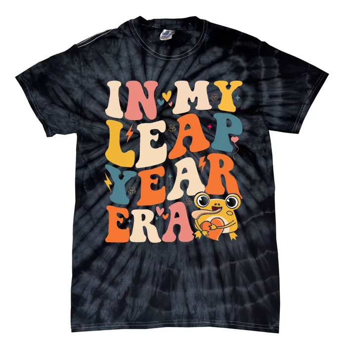 In My Leap Year Era Leap Year 2024 Birthday Groovy Tie-Dye T-Shirt