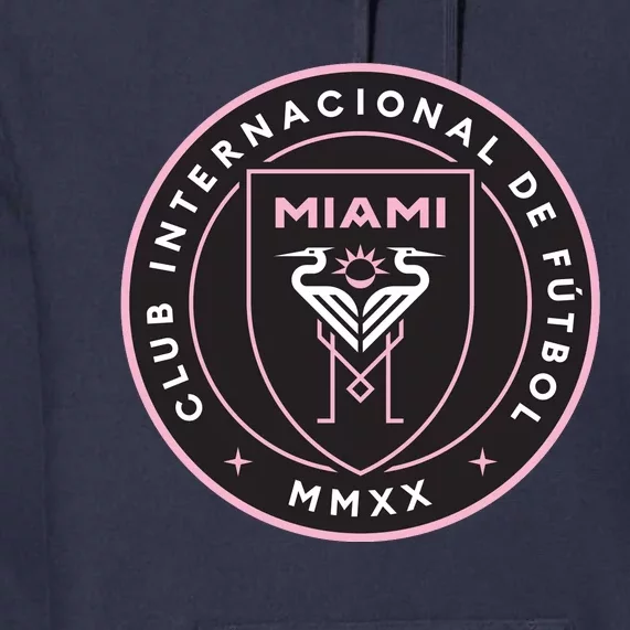 Inter Miami Logo Premium Hoodie