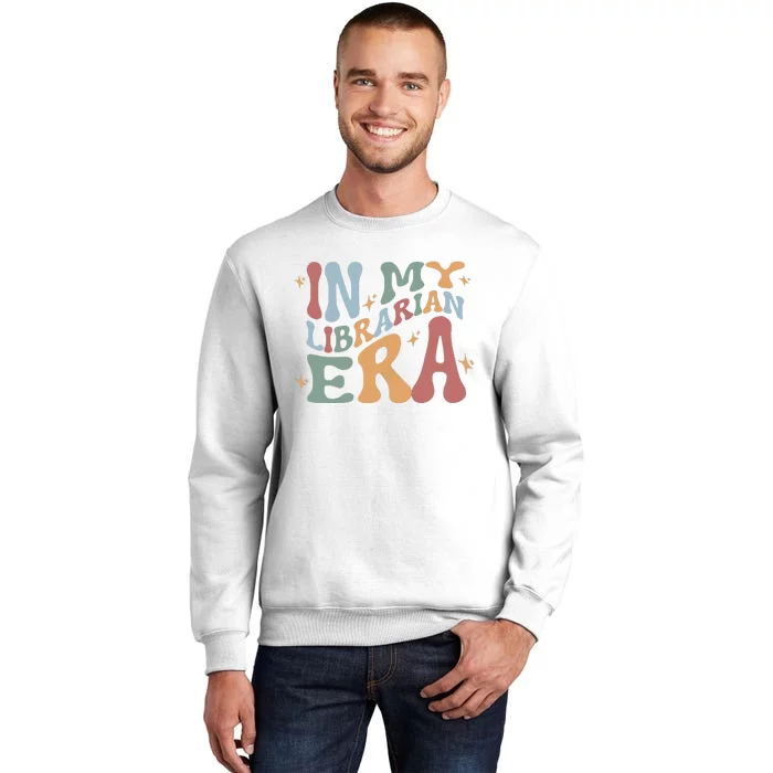 In My Librarian Era Funny Library Book Lover Sweatshirt