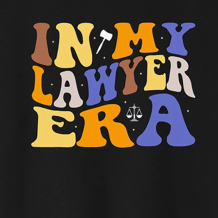 In My Lawyer Era Lawyer Law Attorney Law Student Women's Crop Top Tee